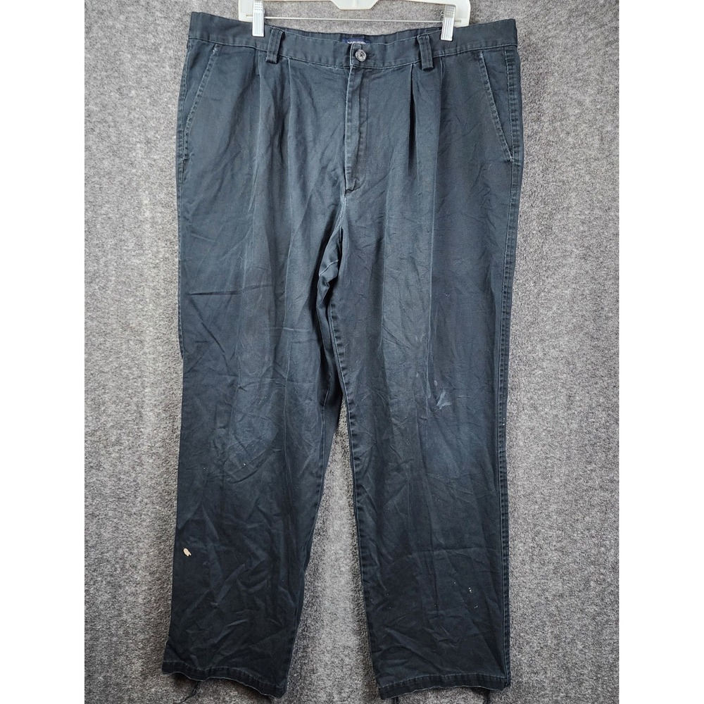Dockers Chinos Men 40x30 Pleated Distressed Thrashed‎ Skater Grunge P405616159